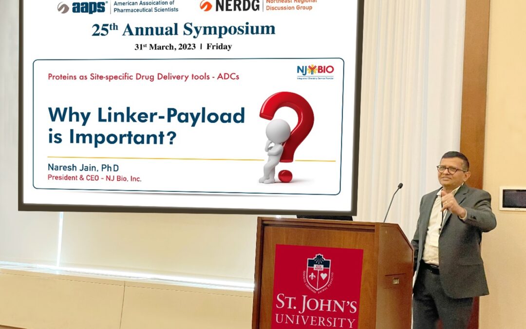 Dr. Naresh Jain, President & CEO of NJ Bio, Inc. was honored to be invited as a keynote speaker at the 25th Annual AAPS-NERDG Conference