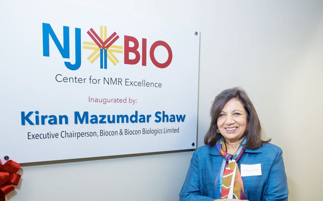 Kiran Mazumdar Shaw inaugurates NJ Bio’s new “Center for NMR Excellence” at headquarters in Princeton